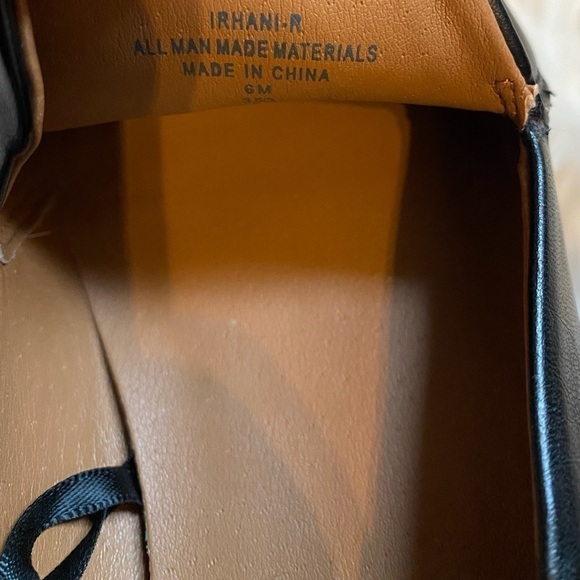 INDIGO RD. Irhani  Leather Slip On Loafer Black Flats 6M - Picture 6 of 7